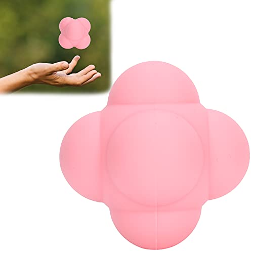 Fournyaa Trainingsball, Tragbarer Reaktionsball für Hand-Auge-Koordinationstraining(Strawberry) von Fournyaa