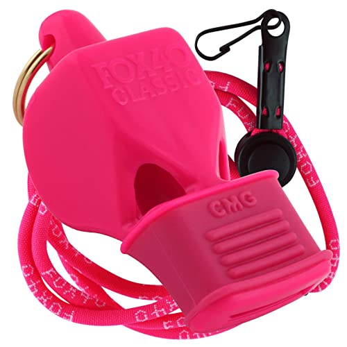 Fox 40 Classic CMG Whistle with Lanyard Referee-Coach, Safety Alert-Pink von Fox 40