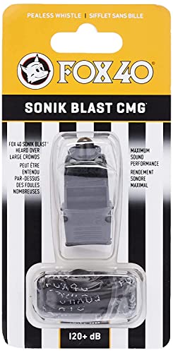 Fox 40 Sonik Blast CMG Pfeife mit Schlüsselband (Verpackung kann variieren) von Fox 40