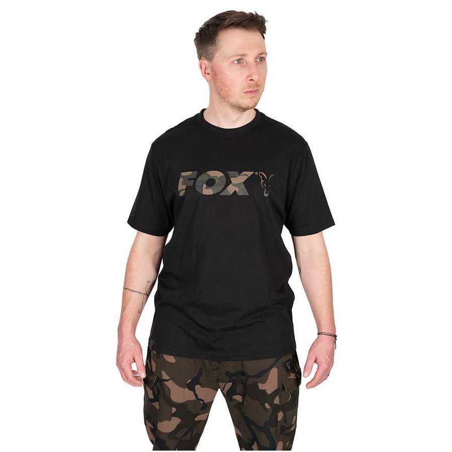 Fox International Logo Short Sleeve T-shirt Schwarz XL Mann von Fox International