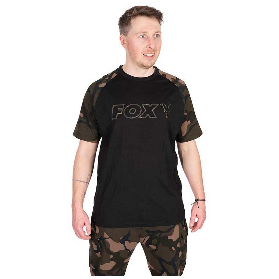 Fox International Outline Short Sleeve T-shirt Schwarz XL Mann von Fox International