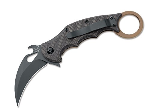 FKMD FX -599 TIT Taschenmesser Grau, Klingenlänge: 6,5 cm, 01FX122 von Fox Knives