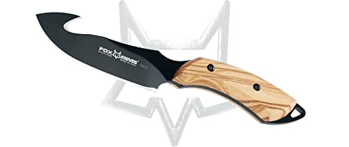 Fox Knives Jagdmesser-Skinner Länge 20 cm Griffbeschalung Olivenholz Art. 1503 OL von Fox Knives