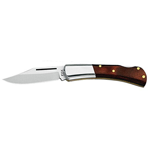 Fox Knives Taschenmesser Griff aus Pakkaholz Gesamtlänge 12,5 cm Art. 530 PW von Fox Knives