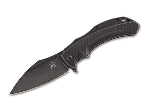 Fox Knives Unisex – Erwachsene Bastinelli Shadow Titan Taschenmesser, schwarz, 22,0 cm von Fox Knives