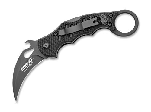 Fox Knives Unisex – Erwachsene Karambit 599 XT Taschenmesser, Schwarz, 17,5 cm von Fox Knives