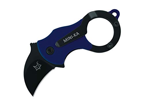Fox Knives Unisex – Erwachsene Mini-Ka Blue Taschenmesser, blau, 8,0 cm von Fox Knives