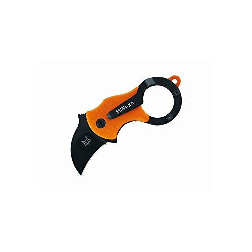 Fox Knives Unisex – Erwachsene Mini-Ka Orange Taschenmesser, 8,0 cm von Fox Knives