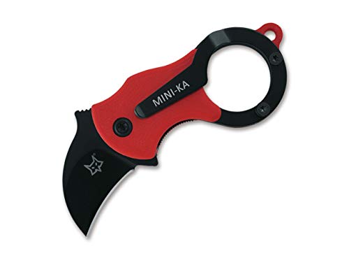 Fox Knives Unisex – Erwachsene Mini-Ka Red Taschenmesser, rot, 8,0 cm von Fox Knives