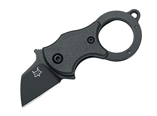 Fox Knives Unisex – Erwachsene Mini-TA Black Taschenmesser, Schwarz, 8 cm von Fox Knives