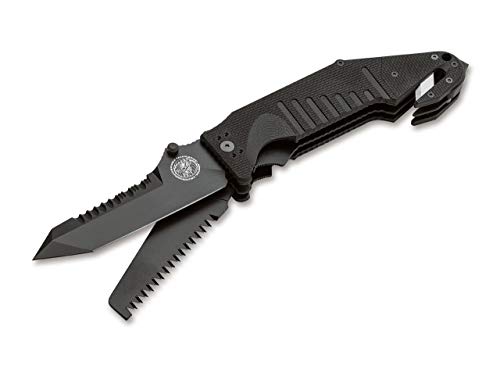 Fox Knives Unisex – Erwachsene R.C.S.T.F. Taschenmesser, Schwarz, 26 cm von Fox Knives