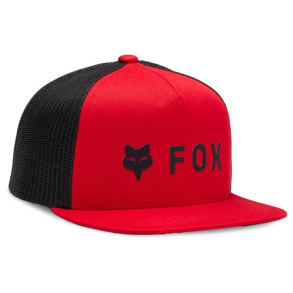 FOX Racing - Kid's Absolute Snapback Mesh Hat - Cap Gr One Size rot;schwarz von Fox Racing