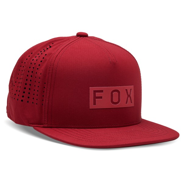 FOX Racing - Wordmark Tech SB Hat - Cap Gr One Size rot von Fox Racing