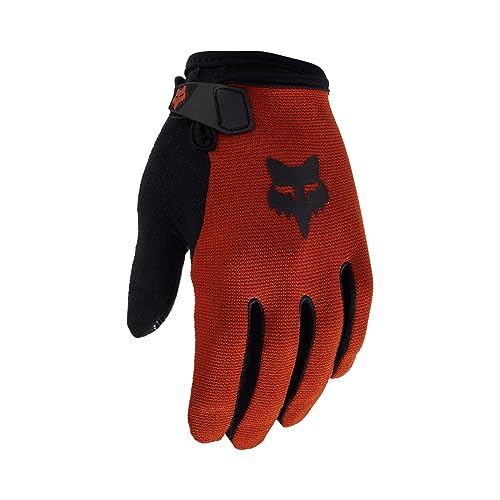 Fox Racing Jungen Mountainbike-Handschuhe für Jugendliche, Burnt orange, Youth Large von Fox Racing