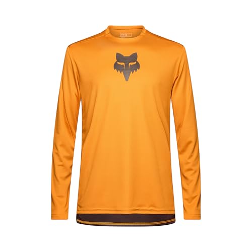 Fox Racing Ranger Mountainbike-Trikot für Herren, langärmelig, Caramel Fox Head, Größe XL von Fox Racing