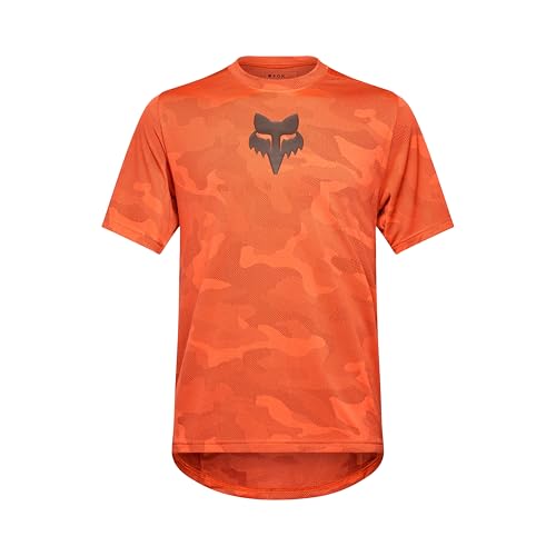 Fox Racing Ranger True Dri Kurzarm-Mountainbike-Trikot für Herren, Blutorange, Größe S von Fox Racing