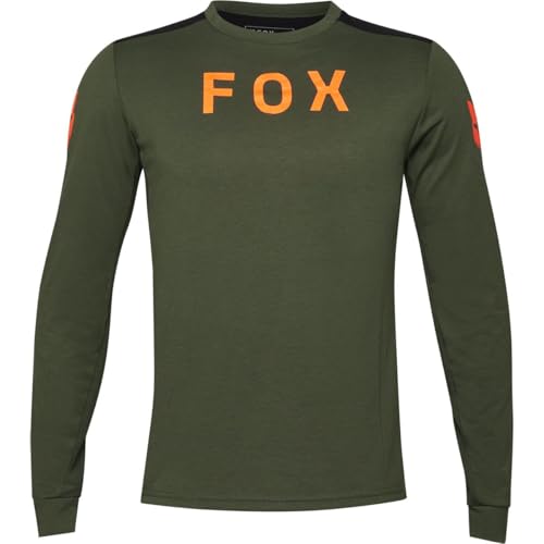 Fox Racing Unisex-Adult Long Sleeve Cycling Jersey Fox Ranger DR Aviation Dark SAGE M Shirt, M von Fox Racing