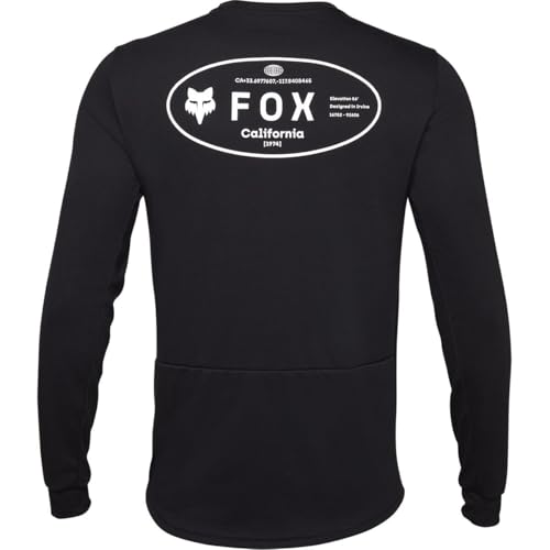 Fox Racing Unisex-Adult Long Sleeve Cycling Jersey Fox Ranger DR MD Black XL Shirt von Fox Racing
