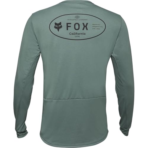 Fox Racing Unisex-Adult Long Sleeve Cycling Jersey Fox Ranger DR MD Hunter Green L Shirt, L von Fox Racing