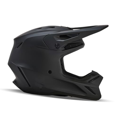 Fox Racing Unisex – Erwachsene Fox V3 Solid Matte Black XL Helm, Schwarz von Fox Racing