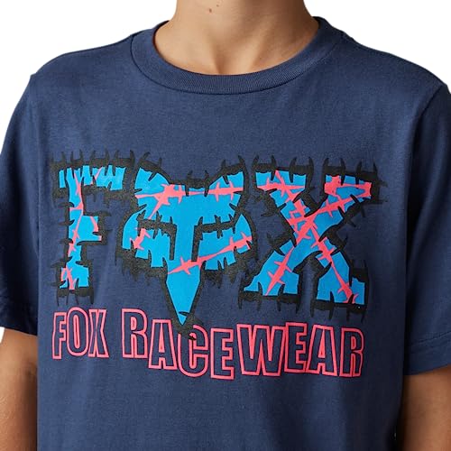 Fox Racing Unisex Kids Youth Barb Wire II Tee, Blue, XL von Fox Racing