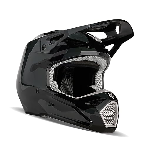 Fox Racing V1 Motocross-Helm für Jugendliche, Schwarz Camouflage, Größe L von Fox Racing
