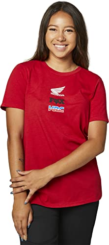 Fox Racing Damen T-shirt Honda Wing Women T Shirt, Feuerrot, S EU von Fox Racing