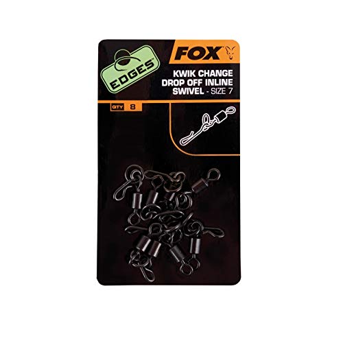 Fox Edges Kwik Change Inline Swivel Gr. 7 Wirbel (8 Stück) von Fox Rage