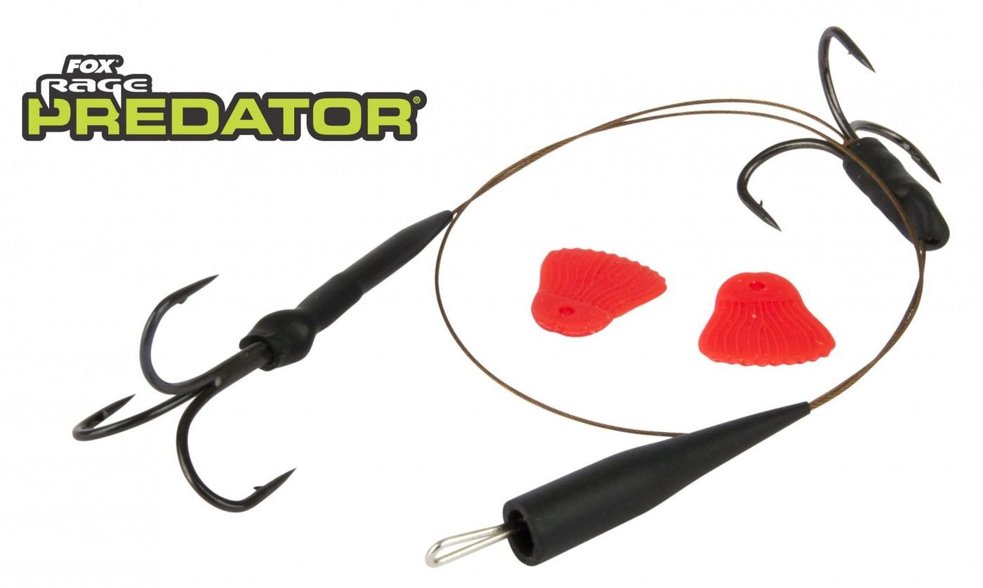 Fox Rage Drillingshaken Fox Rage Predator Quick Change Paternoster Trace Raubfischsystem von Fox Rage