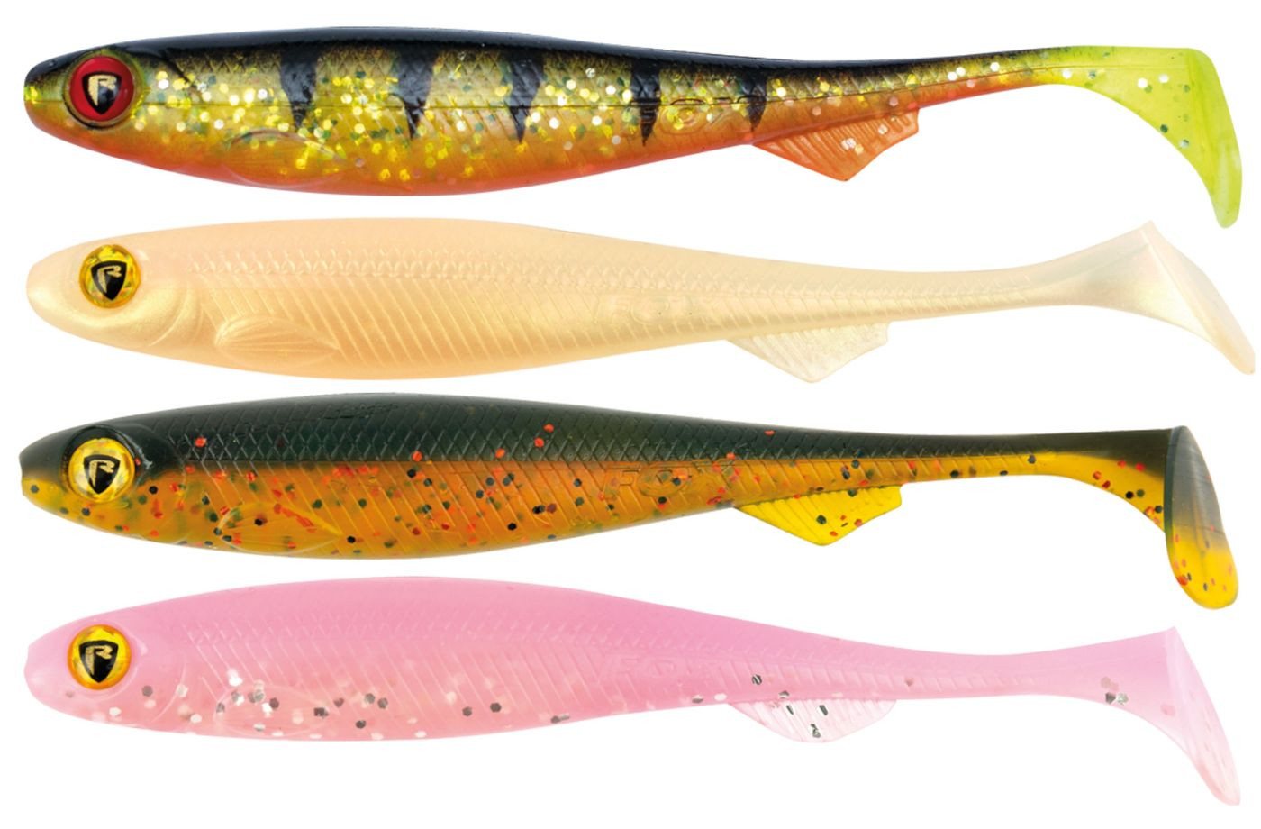 Fox Rage Kunstköder Fox Rage UV Slick Shad Mixed Colour Pack - 4 Gummifische Fox Rage Kunstköder Fox Rage UV Slick Shad Mixed Colour Pack - 4 Gummifische von Fox Rage