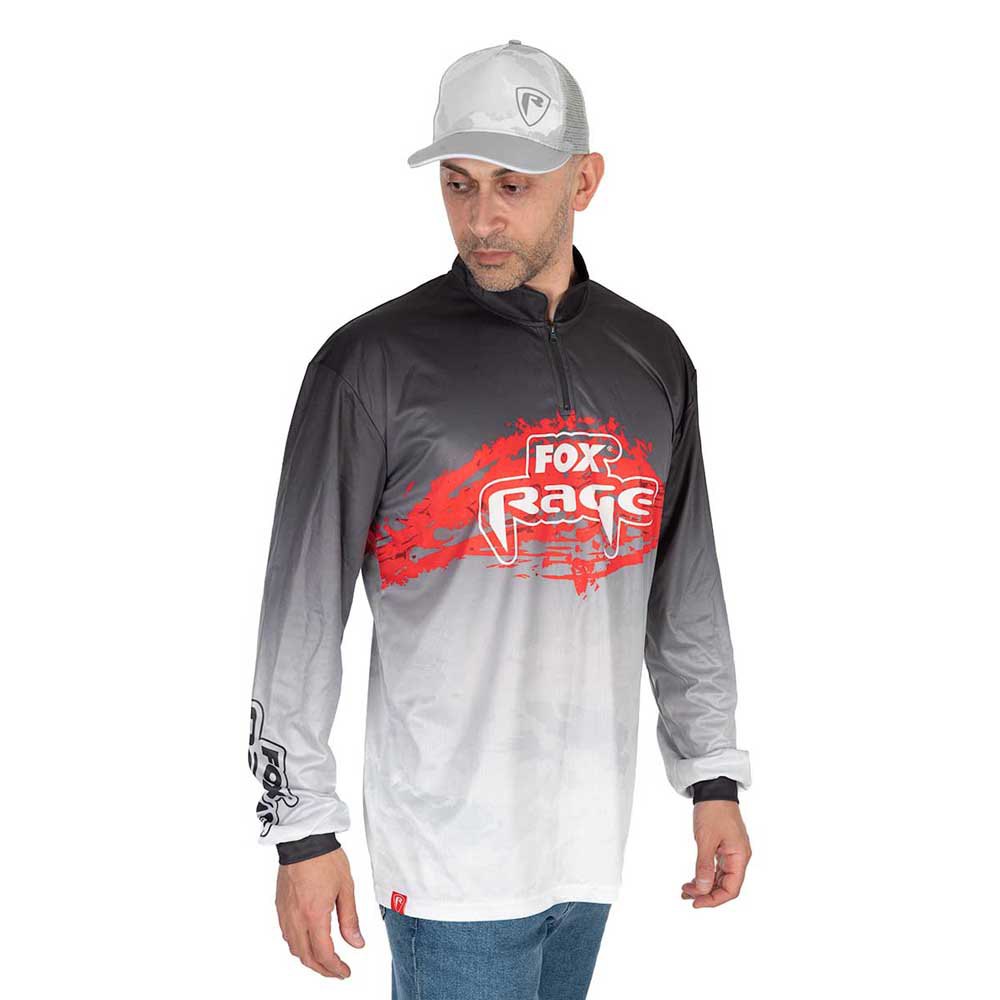 Fox Rage Performance Long Sleeve T-shirt Grau L Mann von Fox Rage