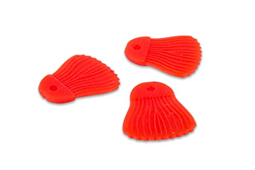 Fox Rage Predator Bait Fins Red Baitstopper, Köderflossen, Ködertuning, Ködersicherung, Köderfischhalterung von Fox Rage