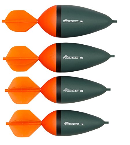 Fox Rage Predator HD Dart Slider Raubfischpose, Segelpose, Hechtpose, Pose in verschiedenen Größen, leucht orange, Gewicht:35g von Fox Rage