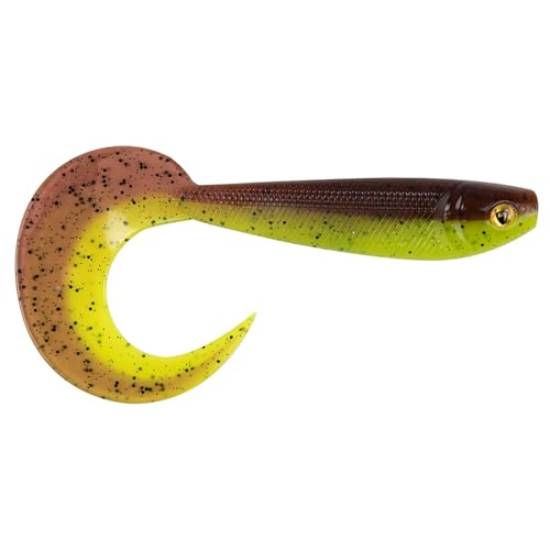 Fox Rage Pro Grub Twister Gummifisch UV Green Pumpkin 12cm von Fox Rage