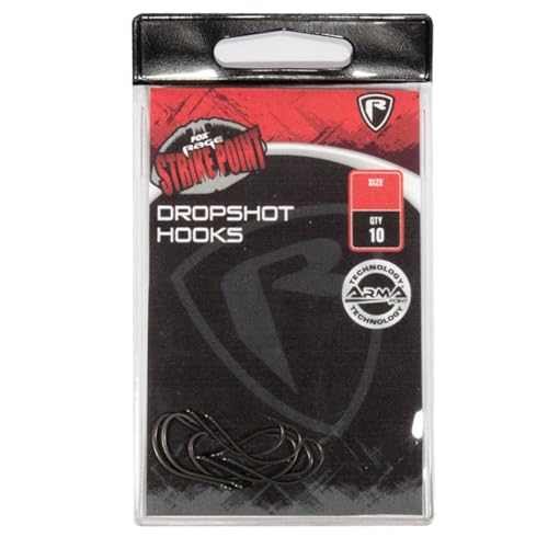 Fox Rage SP Drop Shot Hooks - 10 Dropshothaken, Größe:4 von Fox Rage