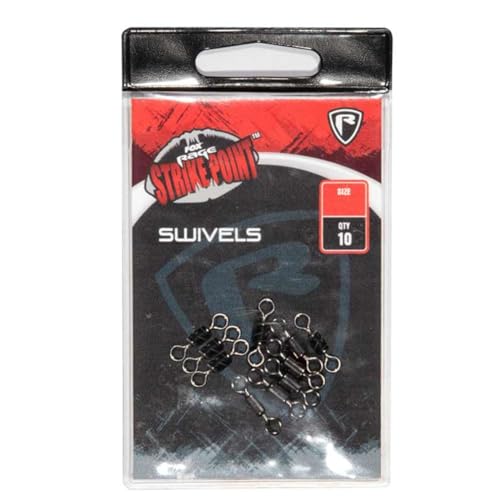 Fox Rage Strike Point Swivel - 10 Tönnchenwirbel, Größe:5 von Fox Rage
