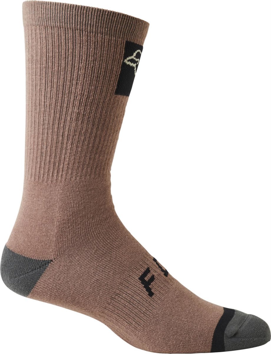 8" Defend Crew Sock [Plm Pr] von Fox