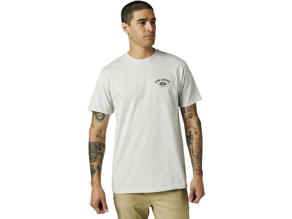 Fox At Bay Ss Premium T-Shirt [Lt Gry] von Fox