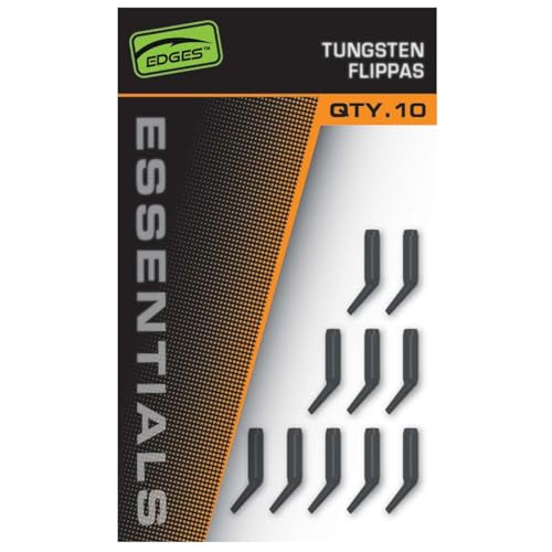 Fox Edges Tungsten Flippas - 10 Sleeves, Angelzubehör zum Karpfenangeln, Zubehörteile, Sleeve von Fox