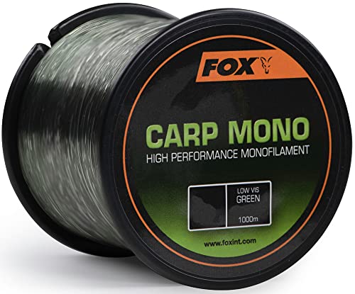 Fox Karpfenschnur Carp Mono - 1000m Angelschnur, Durchmesser/Tragkraft:0.33mm / 15lb / 6.80kg von Fox