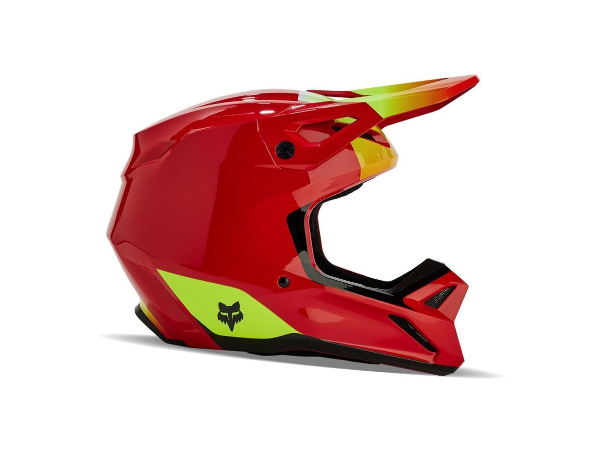 Fox Kinder V1 Ballast Helm [Flo Red] von Fox