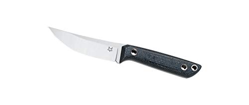 Fox Knives Perser FX-143MB Stainless Fixed Blade Black Yute Micarta Knife von Fox