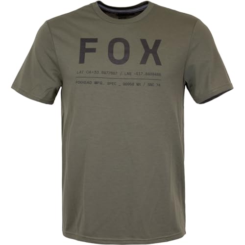 Fox Non Stop Tech T-Shirt Herren (Olive, L) von Fox