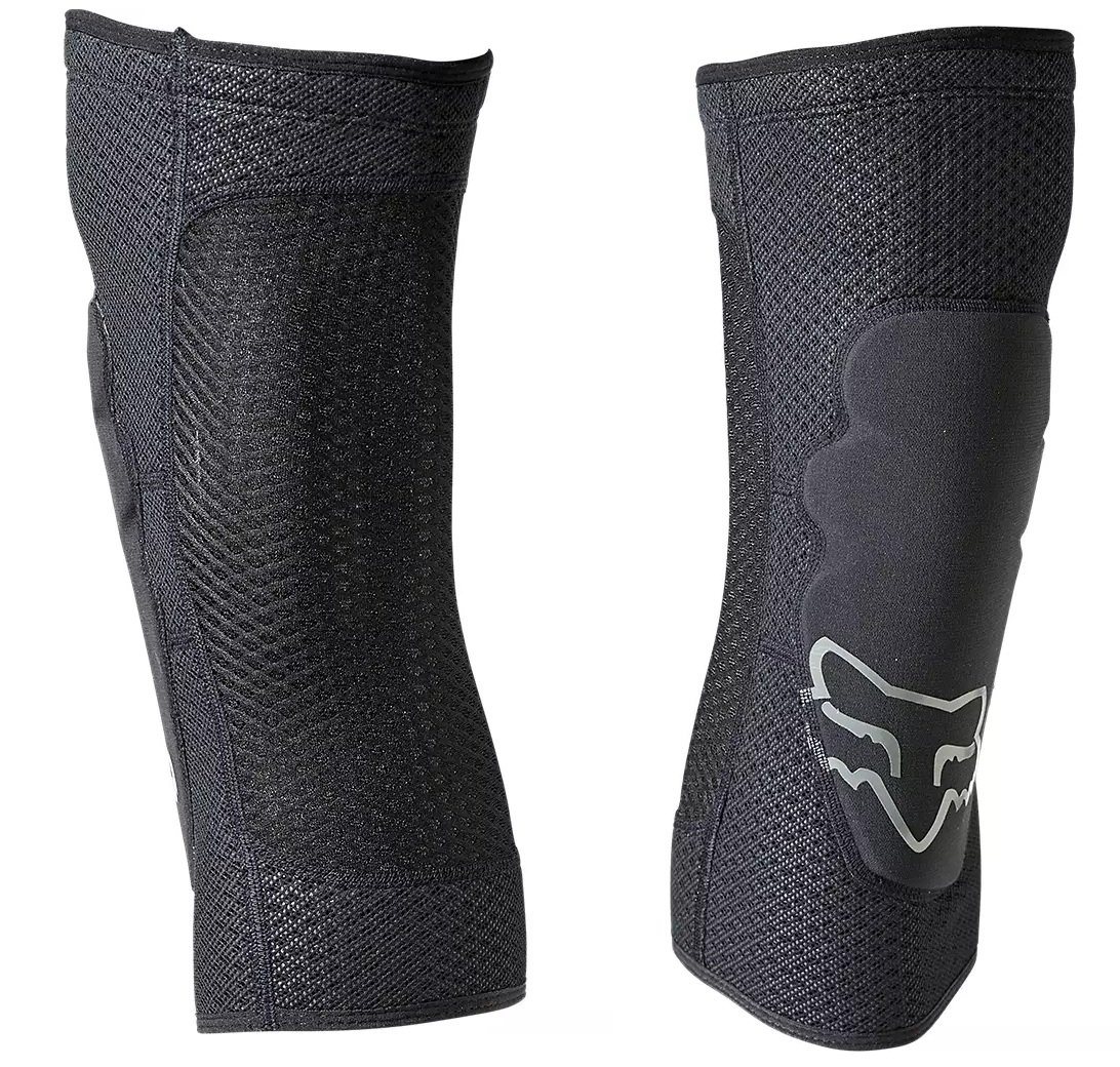Fox Racing Protektoren-Set Fox Enduro Knee Sleeve Knieschoner schwarz / Logo grau M von Fox Racing
