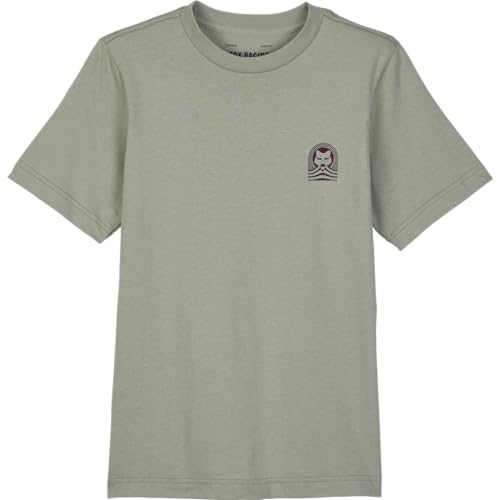 Fox Unisex-Youth T-Shirt JUNIOR Exploration PREM Grey Vintage YL, L von Fox