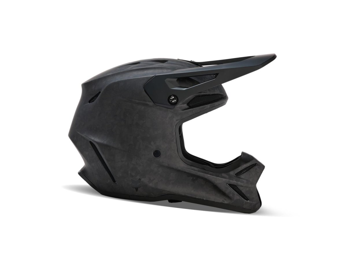 Fox V3 Rs Carbon Solid Helm [Mt Blk] von Fox