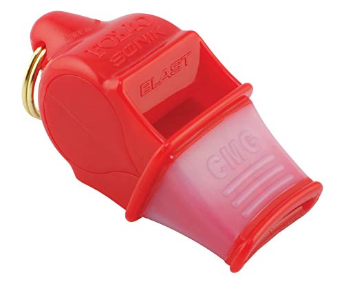 Fox 40 Sonik Blast CMG Pfeife mit Umhängeband, Rot, Einheitsgröße, 9203-0108 von Fox 40