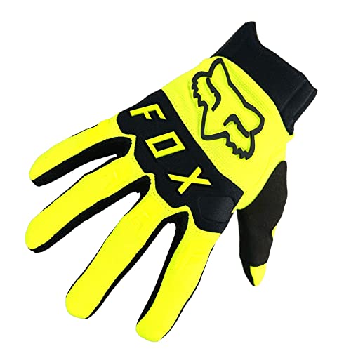 Fox Dirtpaw Glove Fahrrad MTB/MX Cross Langfinger Handschuhe (Neon Gelb, M = Medium) von FoxGloves