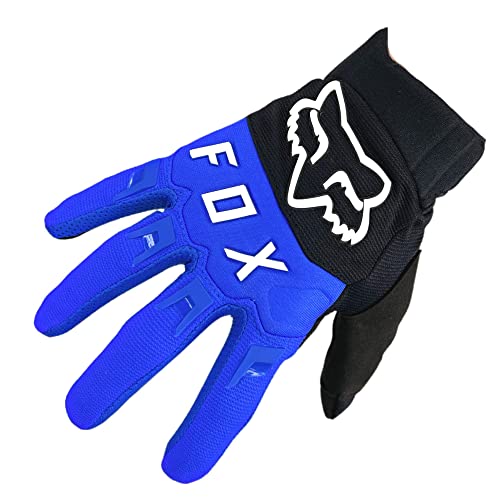 Fox Dirtpaw Glove Fahrrad MTB/MX Cross Langfinger Knöchelschutz Handschuhe (Blau, XXL = XXLarge) von FoxGloves