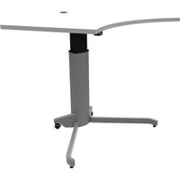 FramePower Tischgestell Inno-Mobility (Sonderfunktion: Memory-Funktion|Tischplatte: 138x92 cm Weiß (Geschwungen)) von Framepower by Ergobasis